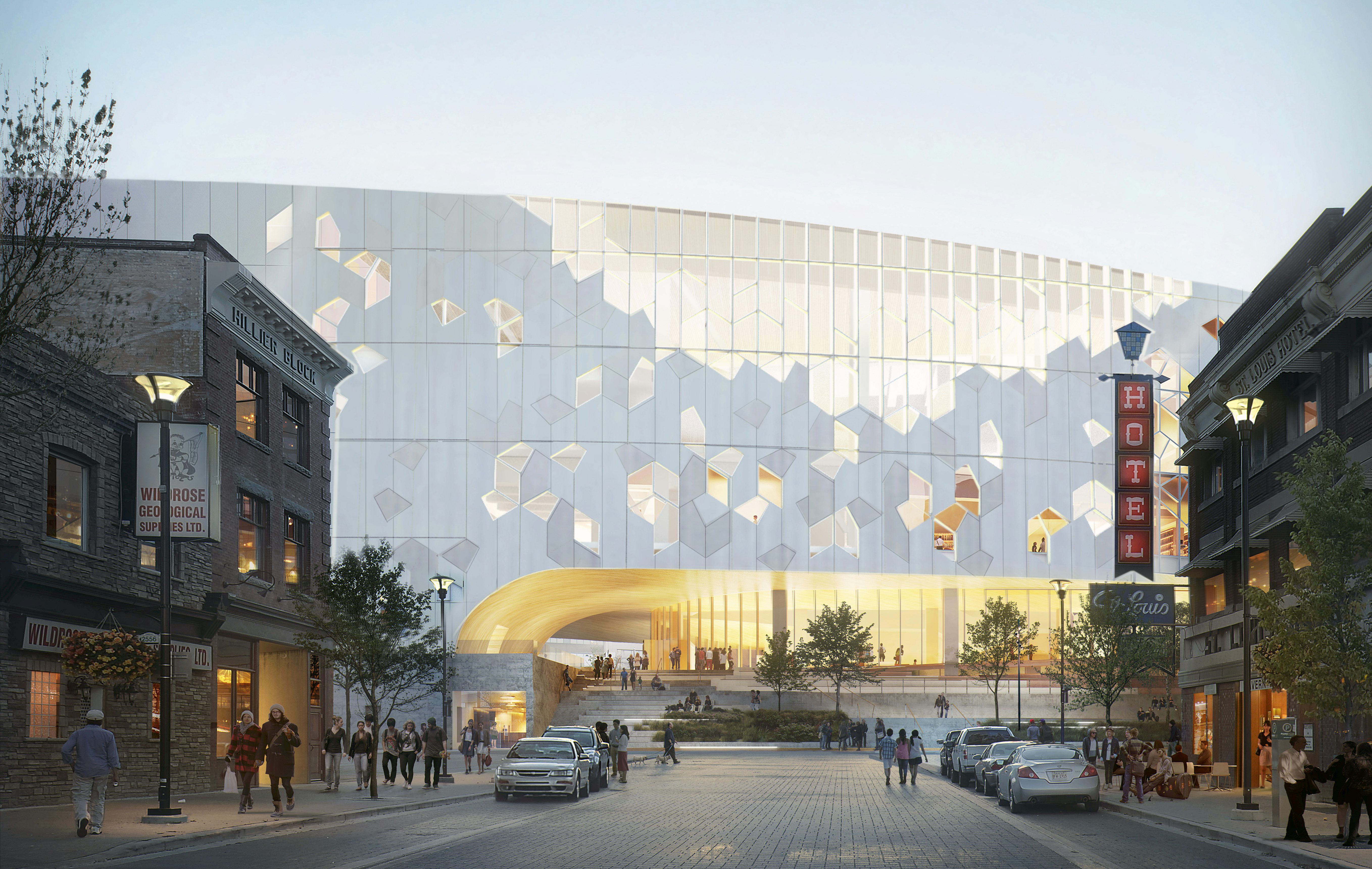 Update on the Freeform Wood – Calgary’s New Central Library