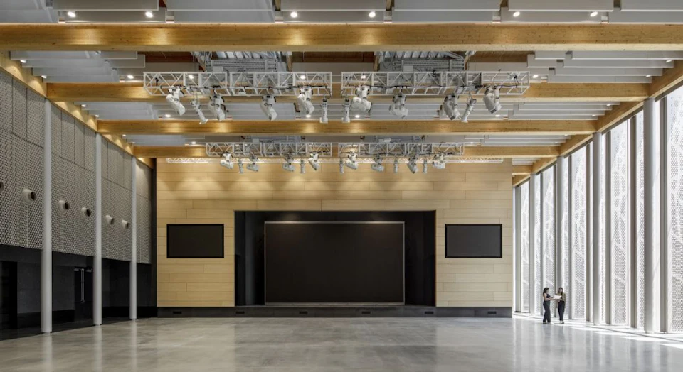 Event hall interior at Metropolitan Park