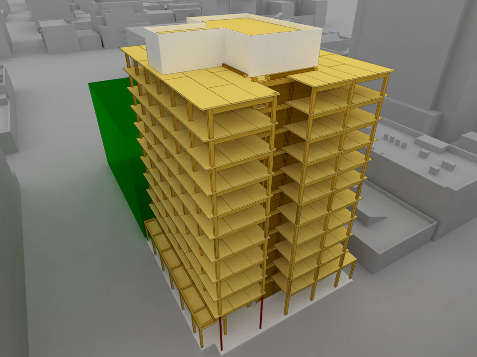 Three-dimensional structural model of Framework