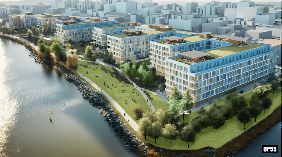 New Stapleton Waterfront Residential