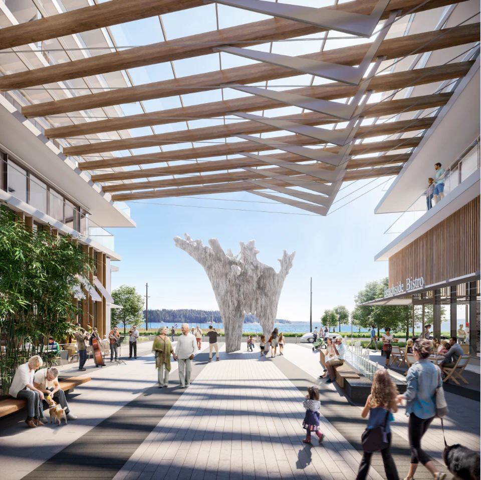 Architectural rendering of Ambleside Galleria Canopy