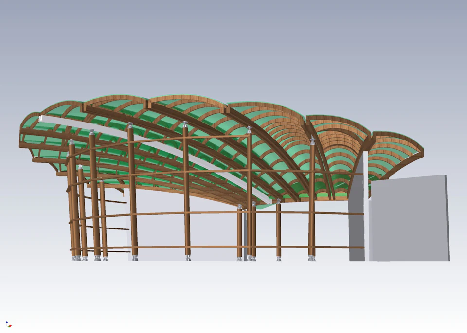 Three-dimensional structural model of Rix Centre for Ocean Discoveries
