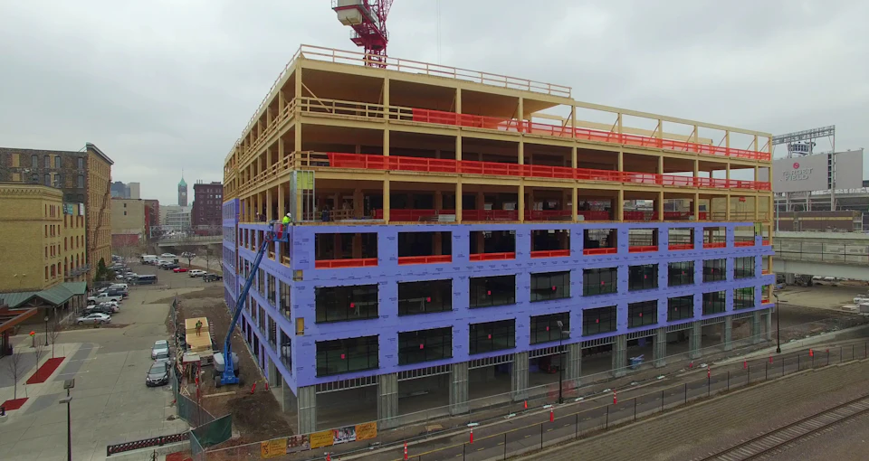 T3 Minneapolis during construction