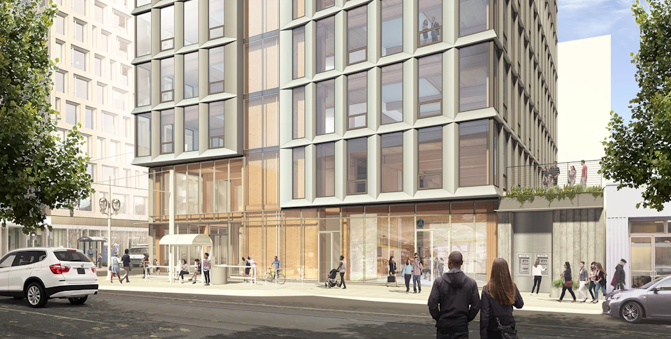 Street rendering of Framework