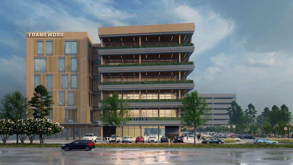 Architectural rendering of Framework at Block 10