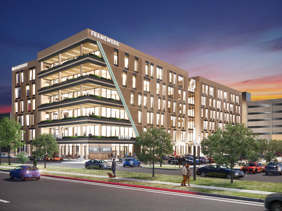 Architectural rendering of Framework at Block 10