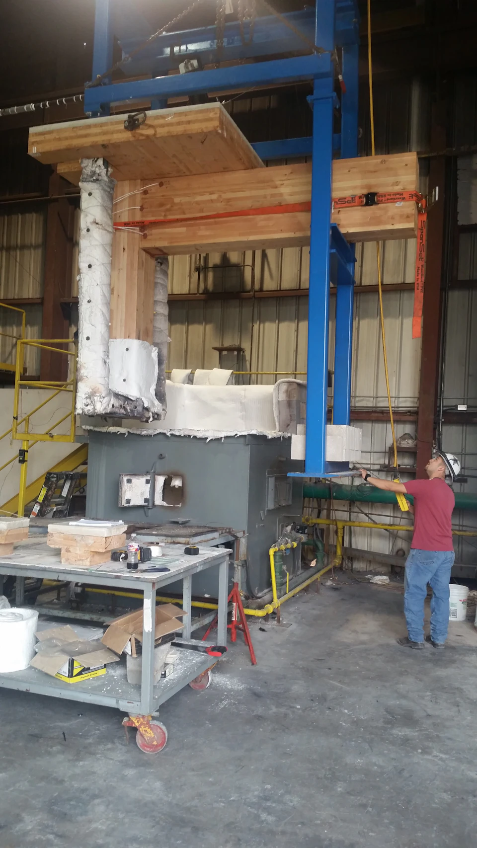 Structural test frame for Framework