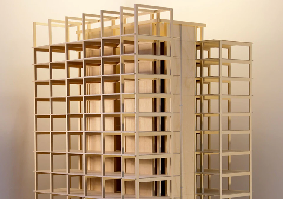 Framework structural scale model