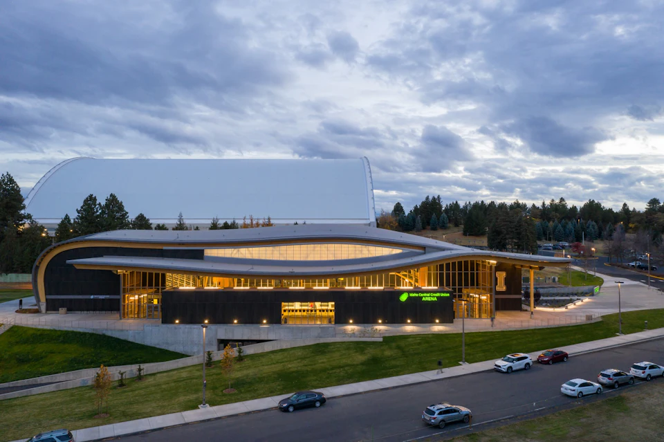 Completed view of Idaho Central Credit Union Arena