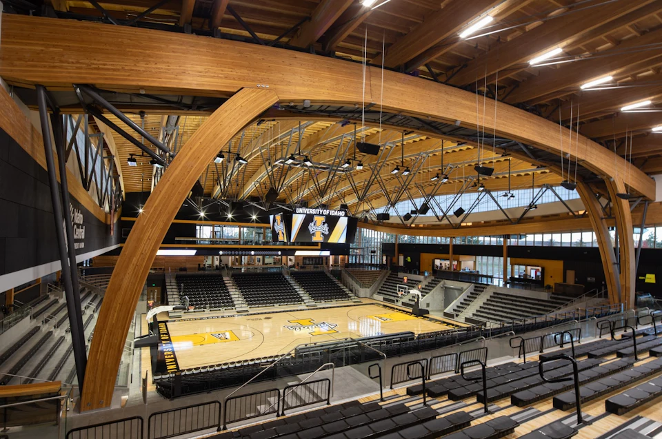 Interior view of Idaho Central Credit Union Arena