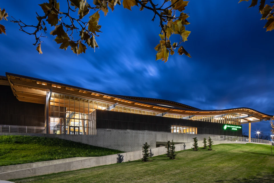 Completed view of Idaho Central Credit Union Arena