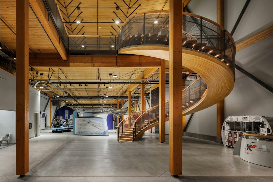 KF Aerospace Spiral Stair