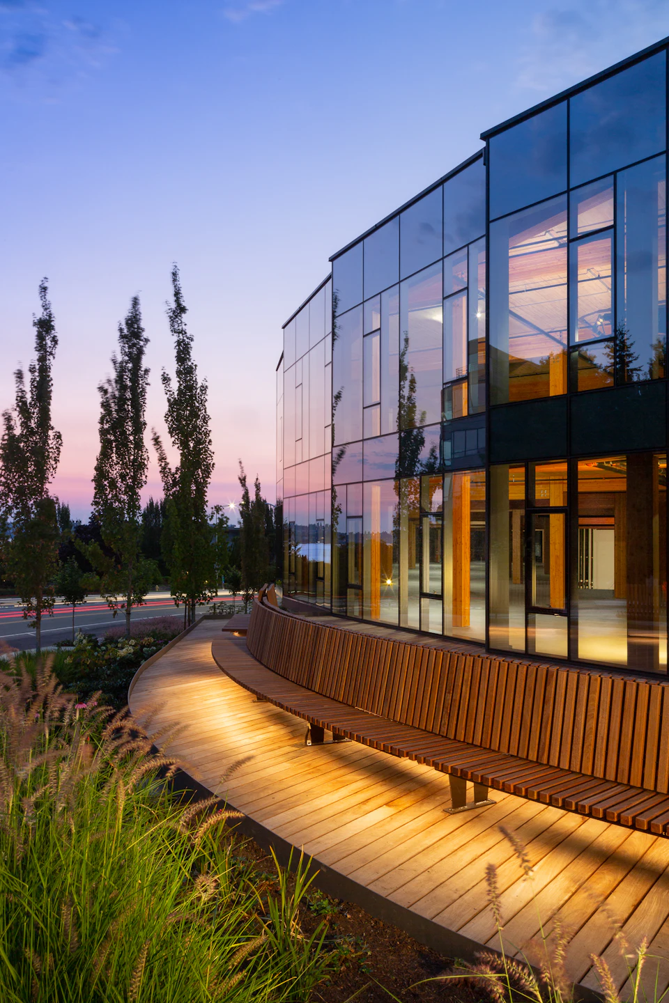 Completed view of Lakeview Office Building