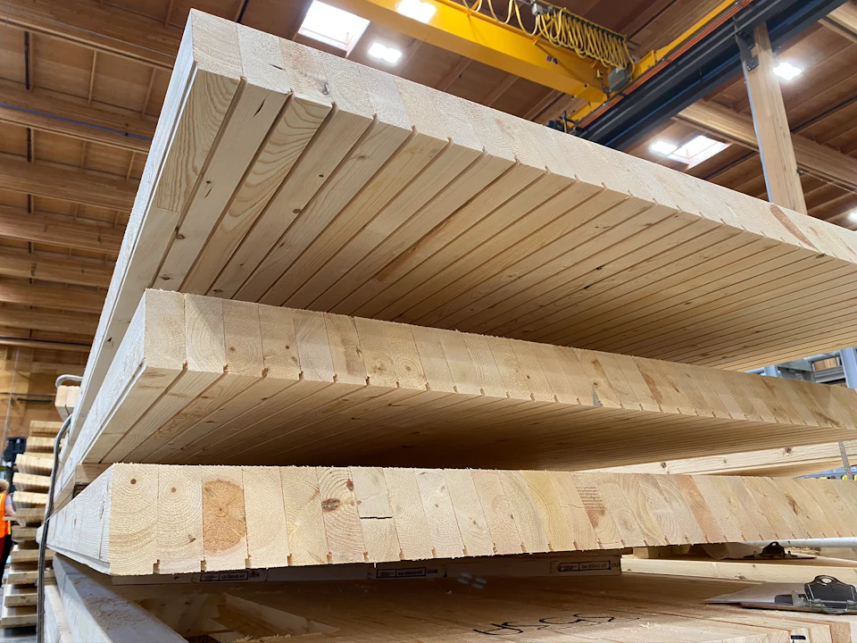 Components for Nashville Warehouse Company Office during shop fabrication