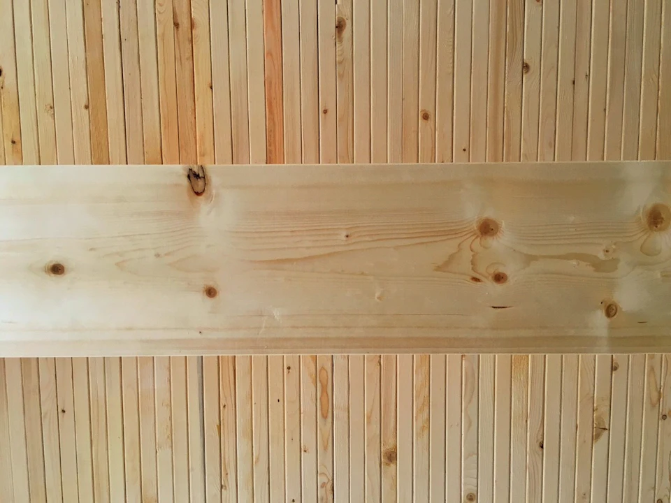 Close view of a laminated wood panel for T3 Minneapolis