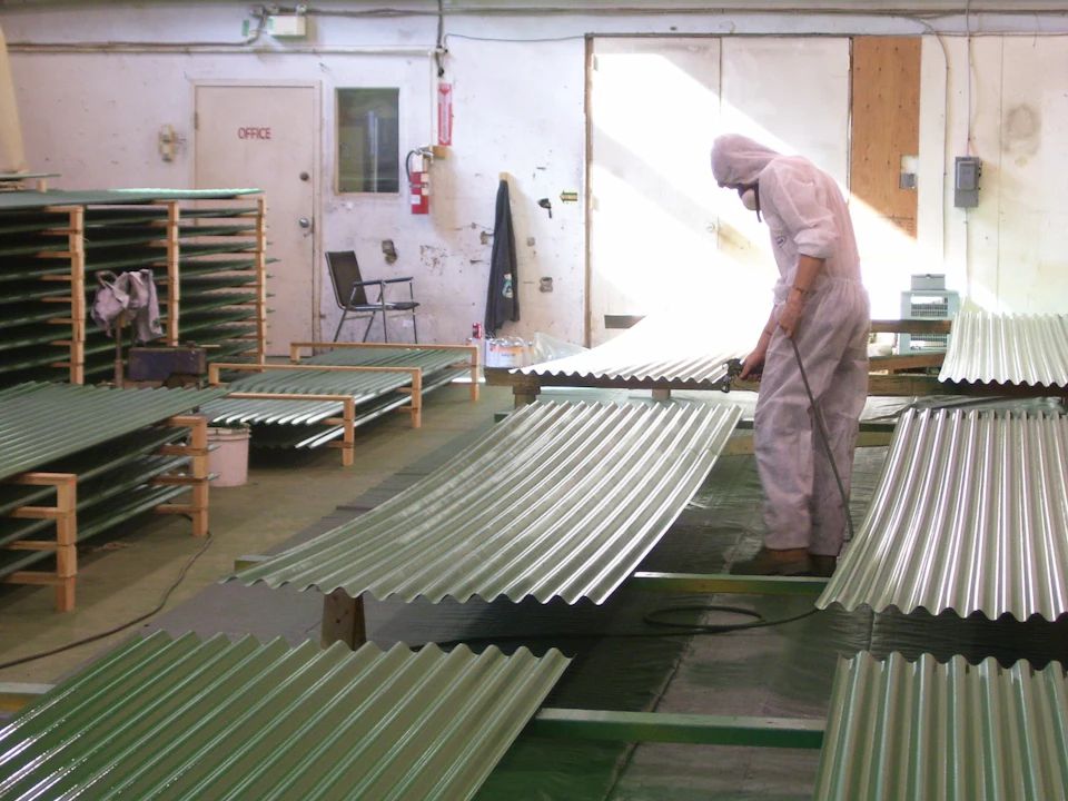 Components for Princeton Bridge of Dreams during shop fabrication