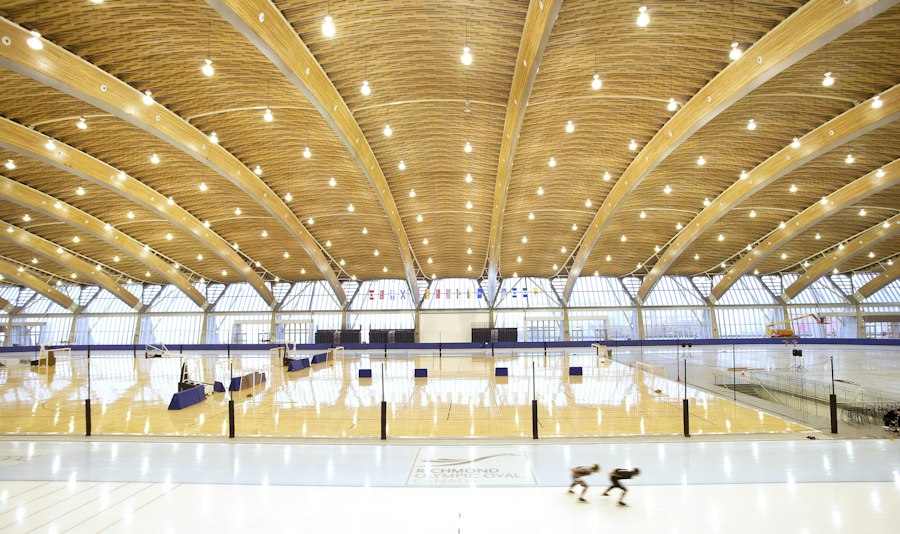 Richmond Olympic Oval "Wood Wave" Roof