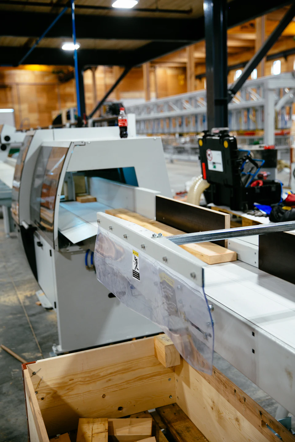 Fabrication machine inside StructureCraft Headquarters