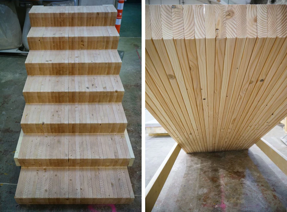 Staircase at UBC Orchard Commons