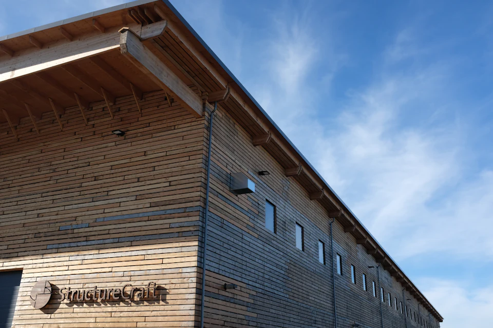 Exterior view of StructureCraft Headquarters